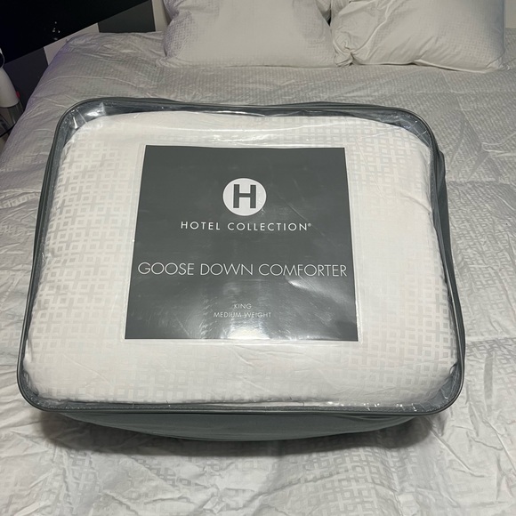 Hotel Collection European White Goose Down Comforter - Picture 2 of 4
